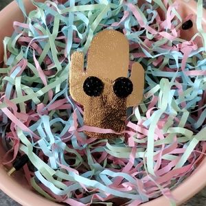 Black Faux Druzy Earrings